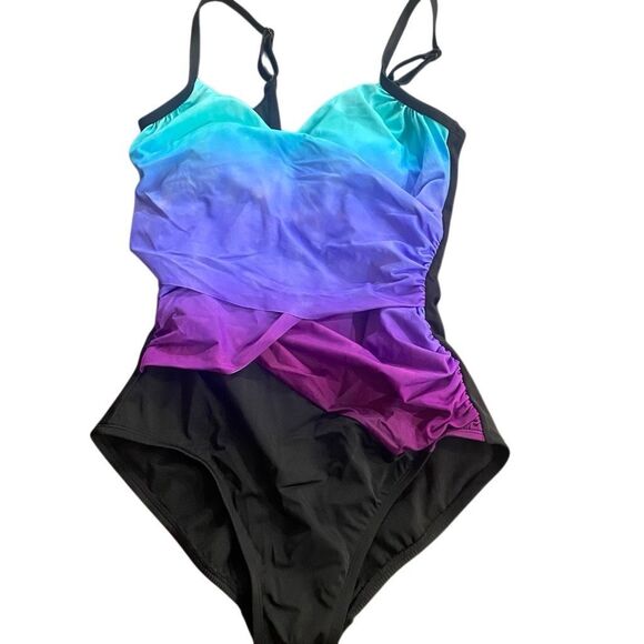 Miracle suit Other - Miracle suit ombré color one piece bathing suit size medium